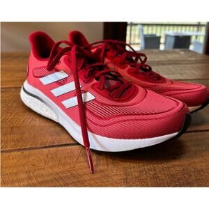 Adidas Boost Supernova Power Red Athletic Running Shoes FX7422 Mens Size‎ 7